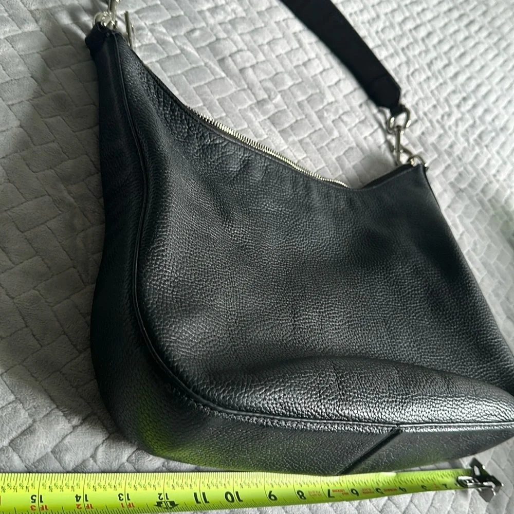 Marc Jacobs Womens Gotham Casual Leather Hobo Bag Solid Black